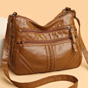 Besace en Cuir Femme Vintage