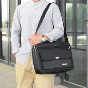 Sac besace ordinateur homme