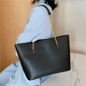 Sac Cabas Noir Luxe