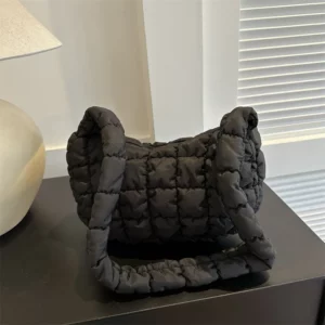 Sac Bandoulière Noir Matelassé