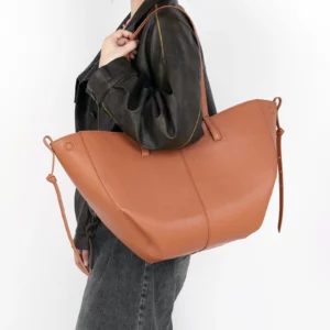 Sac Bandoulière Camel Cuir