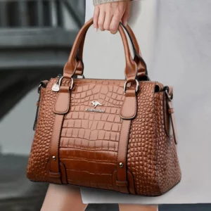 Sac Cabas Cuir Croco