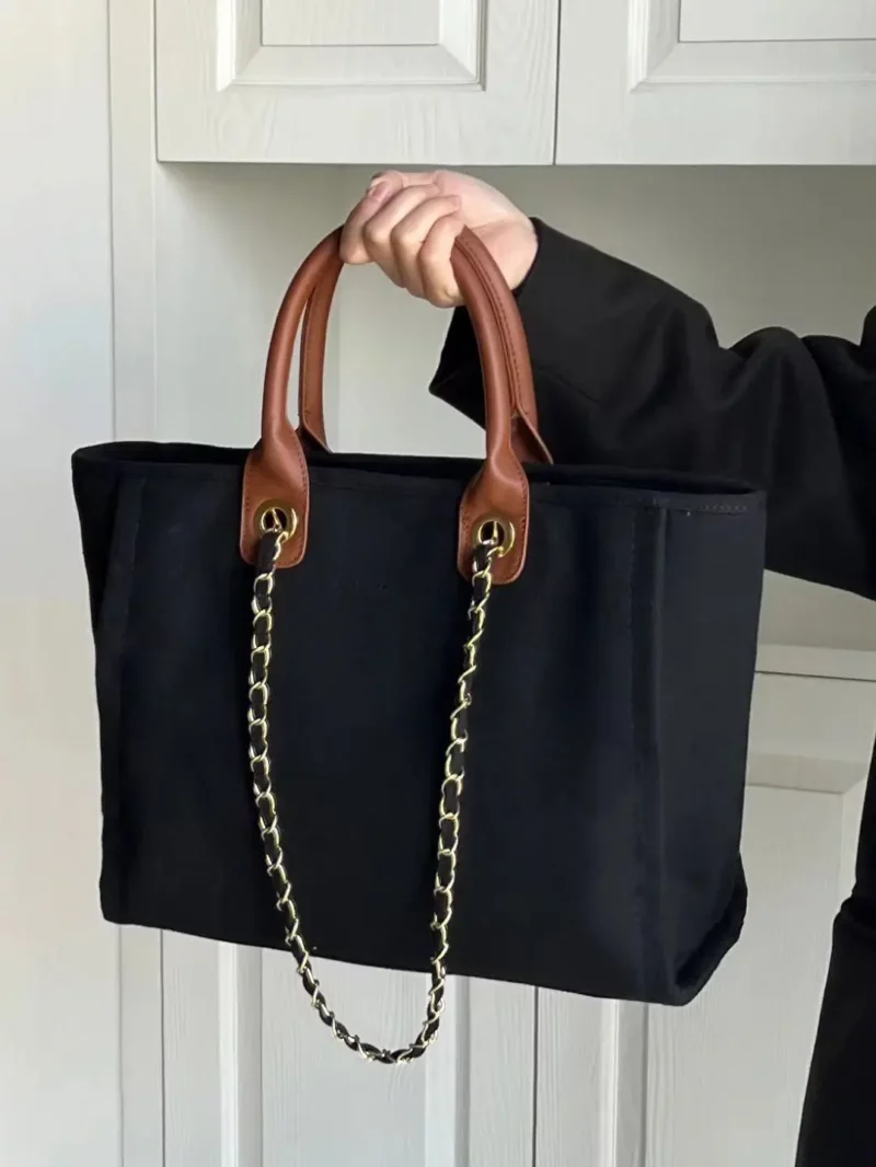 Grand Sac Cabas Noir